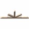 Ekena Millwork Saratoga Smooth Timber Gable Bracket, Douglas Fir, 72"W x 24"H x 3 1/2"D x 3 1/2"F, 8/12 Pitch GBW072X24X0404SAR00SDF - alternate 3